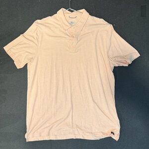 Faherty Men's Polo Shirt - Light Peach